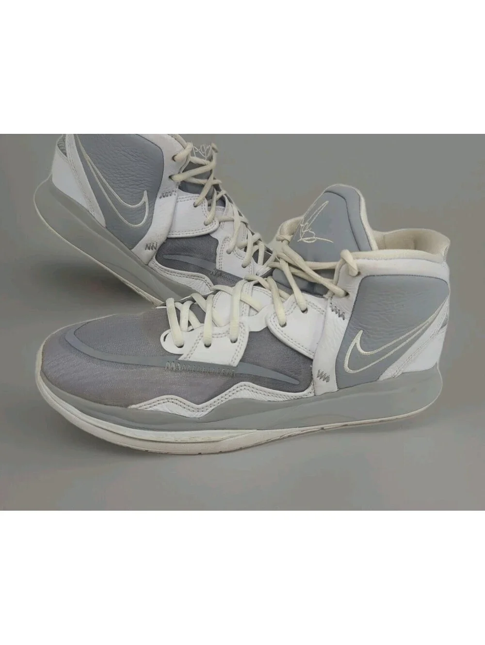 Nike Kyrie Infinity TB Basketball Shoes Wolf Grey White DO9616-001 Mens 10-10.5